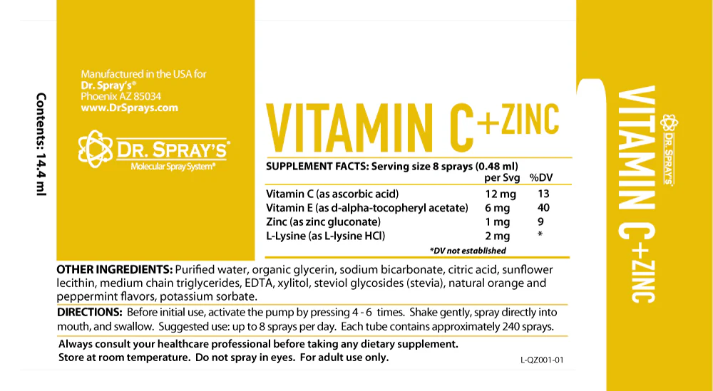 VITAMIN C WITH ZINC Spray - Image 3